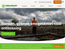Tablet Screenshot of milieudefensie.nl